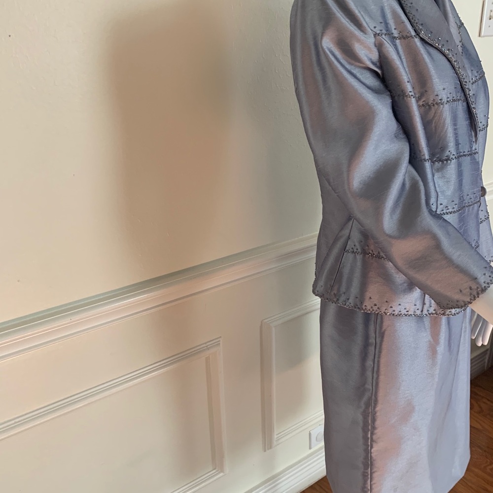 Alex Evenings formal blazer and skirt - Picture 4 of 11